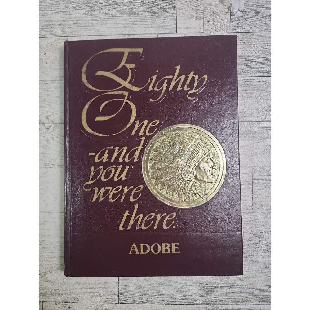 1981 Nogales High School Yearbook Arizona Adobe Vintage Book